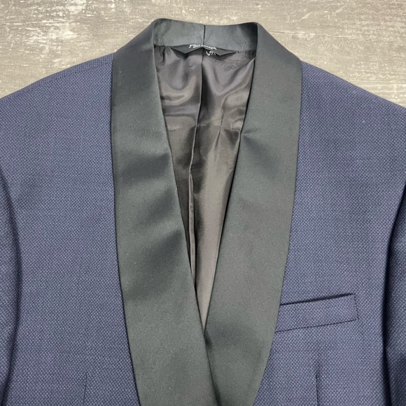 Jos A Bank NWT Blue Shawl Lapel Tuxedo Tux Jacket 44L - Picture 2 of 9